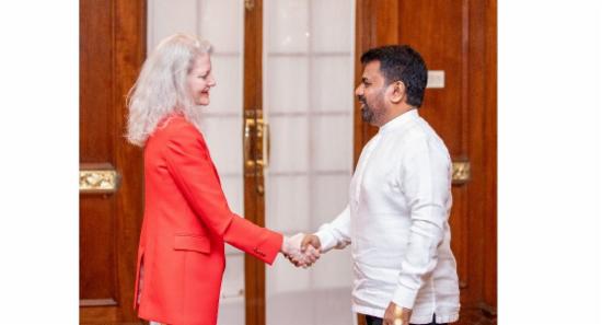 ජනපති සහ අමෙරිකානු ප්‍රධානියෙකු අතර හමුවක්